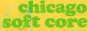 the site button for Chicago Softcore, with the outline of Chicago in the background